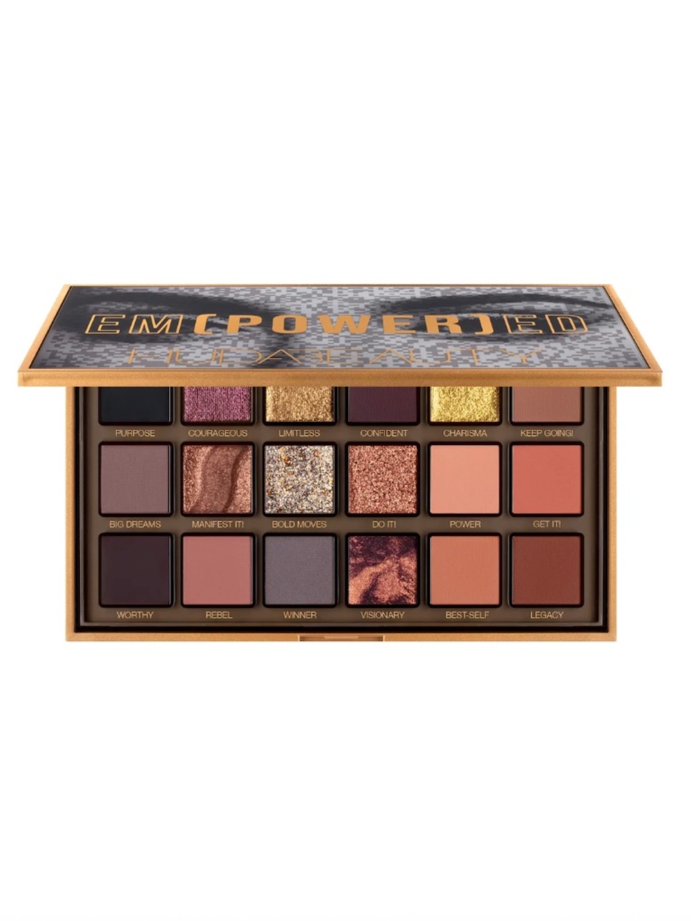 Huda Beauty Empowered Eyeshadow Palette (18 Shades)